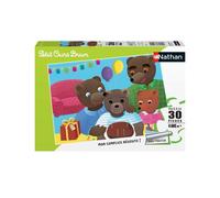 Puzzle 30 pièces Nathan L'anniversaire de Petit Ours Brun E