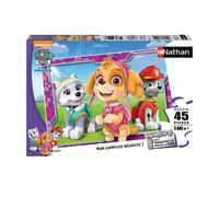 Puzzle N Nathan Puzzle 45 P - Les Filles De La Pat'patrouille