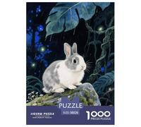Puzzle Nain hollandais 1000 Pièces en Carton pour Adultes Jeu ÉduChatif Jeu De Défi Casse-tête Nain Hollandais Jungle Cadeau Famille Home Decor 38x26cm/1000pcs