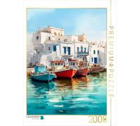 Puzzle · Naoussa, Paros, Grèce | 2000 pièces · Format assemblé 90 × 67 cm · CALVENDO Puzzle