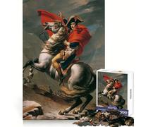 Puzzle Napoléon traversant Les Alpes pour Adultes, 1000 pièces, Jeu de Concentration et de détente, Bordure serrée, Cadeau du Père Noël (38x26cm)