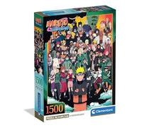 Clementoni - Puzzle pour Adultes 1500 Pièces, Naruto Compact Box, Fabriqué en Italie, 31748