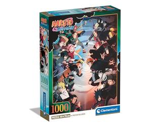 Puzzle Naruto Shippuden Compact Box Adultes 1000 Pièces 70x50 cm Dès 14 Ans | Univers coloré du ninja le plus célèbre de tout le manga à bien assembler | boîte compacte | idée cadeau fan d'animation