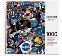 Puzzle nasa mission patches 62906 1000 pieces - Aquarius Neutre G