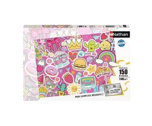Puzzle Nathan 150 pièces avec Pop, Fun et Autocollants pour Enfants
