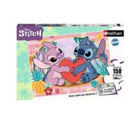 Nathan - Puzzle Enfants - 150 pièces - Moment en Amoureux/Disney Stitch - Filles ou garçons dès 7 Ans - Puzzle de qualité supérieure - Carton épais et résistant - 12004091