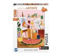 Puzzle Nathan 1500 pièces - Atelier d'artistes pour les passionnés de puzzles