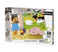 Puzzle Nathan 30 pièces Mes Amis de la Ferme - Éducatif et Amusant