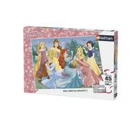 Puzzle Nathan 45 pièces : Rencontrez vos princesses Disney préférées