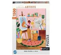 Puzzle Nathan Atelier d'artiste Laura Lhuillier 1500 pièces G