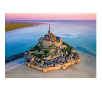Puzzle - NATHAN - Le Mont-Saint-Michel - 1500 pièces - 84 x 60 cm - Architecture et monument