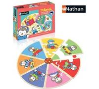 Puzzle Nathan T'Choupi Ma journée à assembler G