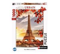 Puzzle - NATHAN - Tour Eiffel en automne - 1000 pièces - 70 x 50 cm - Mixte