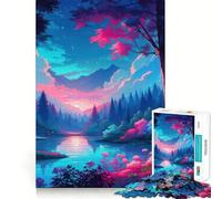 Puzzle Nature Popart V 1000 pièces pour Adultes Jeu de logique Clair et Amusant Découpe Parfaite Cadeau élégant (38x52cm)