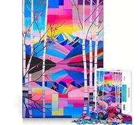 Puzzle Natures Canvas 1000 pièces pour Adolescents Puzzle cérébral Relaxant Cadeau de qualité supérieure (38x26cm)