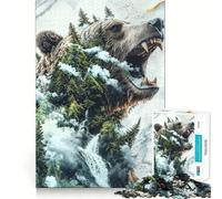 Puzzle Nature's Roar pour Adolescents, 1000 pièces, Jeu de logique Fine, Doux et Relaxant, Bords Nets, Cadeau de qualité supérieure (38x26cm)
