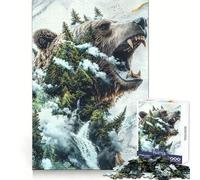 Puzzle Nature's Roar pour Adultes, 1000 pièces, Jeu intellectuel apaisant, décoration Murale de qualité (50x75cm)