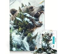 Puzzle Nature's Roar pour Adultes, 1000 pièces, Jeu intellectuel apaisant, décoration Murale de qualité (50x75cm)