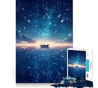 Puzzle Navigation sous Les étoiles pour Adolescents, 1000 pièces, Jeu de réflexion Relaxant, découpe soignée, Cadeau raffiné (38x26cm)