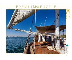 Puzzle · Naviguer avec Style sur Le Nil à Bord d'un Dahabeya | Naviguer sur le Nil avec un Dahabeya · 1000 pièces · Format assemblé 64 × 48 cm · CALVENDO Puzzle