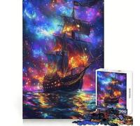 Puzzle Naviguer Travers Le Cosmos pour Adolescents, 1000 pièces, Jeu de réflexion, Jouet Relaxant, découpe soignée, Cadeau Exquis (38x26cm)