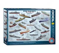 Puzzle - Navires De Guerre De La 2E Guerre Mondiale - 1000 Pièces
