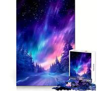 Puzzle Nebula Sky 1000 pièces pour Adultes Jeu de logique Clair et Amusant Découpe Parfaite Cadeau élégant (38x26cm)
