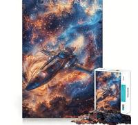 Puzzle Nebula Space Travellers 1000 pièces pour Adolescents Stimule la mémoire, Anti-Stress, décoration Murale à Bords Nets (38x52cm)