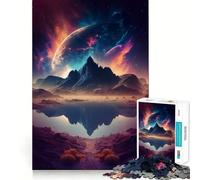 Puzzle Nebula Summit pour Adultes, 1000 pièces, Jeu de Concentration et de détente, Bordure serrée, Choix du Père Noël (50x75cm)