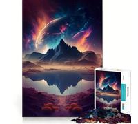 Puzzle Nebula Summit pour Adultes, 1000 pièces, Jeu de logique Solide, Jeu apaisant, Bords Nets, Cadeau Artistique (38x52cm)