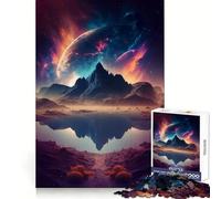 Puzzle Nebula Summit pour Adultes, 1000 pièces, Jeu de logique Solide, Jeu apaisant, Bords Nets, Cadeau Artistique (38x52cm)