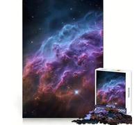 Puzzle Nébuleuse dans l'espace Profond pour Adolescents 1000 Pièces Renforce la Mémoire Soulagement des Tensions Bords Lisse Surprise de Noël (38x52cm)