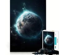 Puzzle Nébuleuse de la Planète Terre pour Adolescents, 1000 Pièces, Jeu de Logique Fine, Doux et Détendu, Bords Nets, Cadeau Premium (38x52cm)