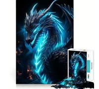 Puzzle Nébuleuse du Dragon Néon 1000 Pièces pour Adolescents Jeu de réflexion Loisirs créatifs Art à Assembler Objet de Collection (50x75cm)