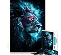 Puzzle Nébuleuse du Lion Néon 1000 Pièces Cadeau Adulte Améliore la Mémoire Calme et Aspects Clairs Cadeau Artistique (50x75cm)