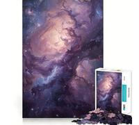 Puzzle Nébuleuse Violette 1000 Pièces pour Adultes Jeu de Réflexion Loisirs Découpe Claire Cadeau Étonnant (38x52cm)