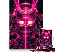 Puzzle Nein Samouraï Lumineux 1000 Pièces pour Adultes et Adolescents Jeu de Logique Claire Détente et Découpe Parfaite Cadeau de Père Noël (38x26cm)