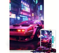 Puzzle Neon Acceleration 1000 pièces pour Adultes Cadeau pour améliorer sa mémoire et se détendre Décoration Murale aux découpes nettes (50x75cm)