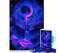 Puzzle Neon Dreamscape pour Adolescents, 1000 pièces, Jeu de logique, Joie familiale, découpe de précision, Cadeau Exquis (50x75cm)