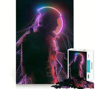 Puzzle Neon Explosion 1000 pièces pour Adultes, Puzzle de Rappel amélioré Quiet Calm Clear Cut, Cadeau Premium (50x75cm)