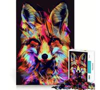 Puzzle Neon Glitch Fox Teenager 1000 pièces Recall Boost Gentle Leisure Clean Cut Santa Wish List (38x26cm)