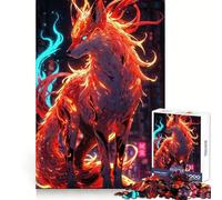Puzzle néon Nice Tails Fox 1000 pièces pour Adolescents, Casse-tête et Loisirs créatifs, Objet de Collection (38x52cm)