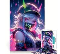 Puzzle Neon Rebel 1000 pièces pour Adolescents Jeu apaisant et Relaxant Découpe Nette (50x75cm)