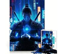 Puzzle Neon Shinobi 1000 pièces pour Adolescents, Jeu de réflexion, activité à la Maison, Bords précis, liste de souhaits du Père Noël (38x26cm)