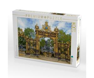 Puzzle · Neptunbrunnen Auf der Place Stanislas, Nancy | 1000 pièces · Format assemblé 64 × 48 cm · CALVENDO Puzzle