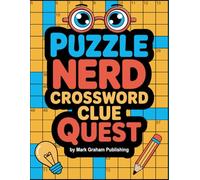 Puzzle Nerd Crossword Clue Quest: Challenge Yourself with 200 Engaging Large Print Fill-in Blank Word Game, designed to test your solving skills. Ideal for Cruciverbalist, Adults, Teens, and Seniors.