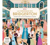 Puzzle Netflix officiel - La Chronique des Bridgerton - Puzzle 1000 pièces avec plus de 30 personnages à repérer - Manjit Thapp - Hachette Heroes - Jeux livres objets