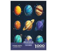 Puzzle Neuf planètes 1000 Pièces | Puzzle Éducatif en Papier Écologique | pour Adultes, Enfants | Cadeau Créatif Et Décoratif 38x26cm/1000pcs