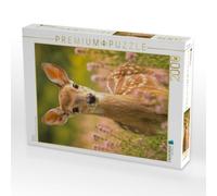 Puzzle · Neugierig | Zarte Anmut inmitten blühender Natur · 2000 pièces · Format assemblé 90 × 67 cm · CALVENDO Puzzle