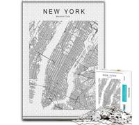 Puzzle New York City Manhattan pour Adultes, 500 PCS